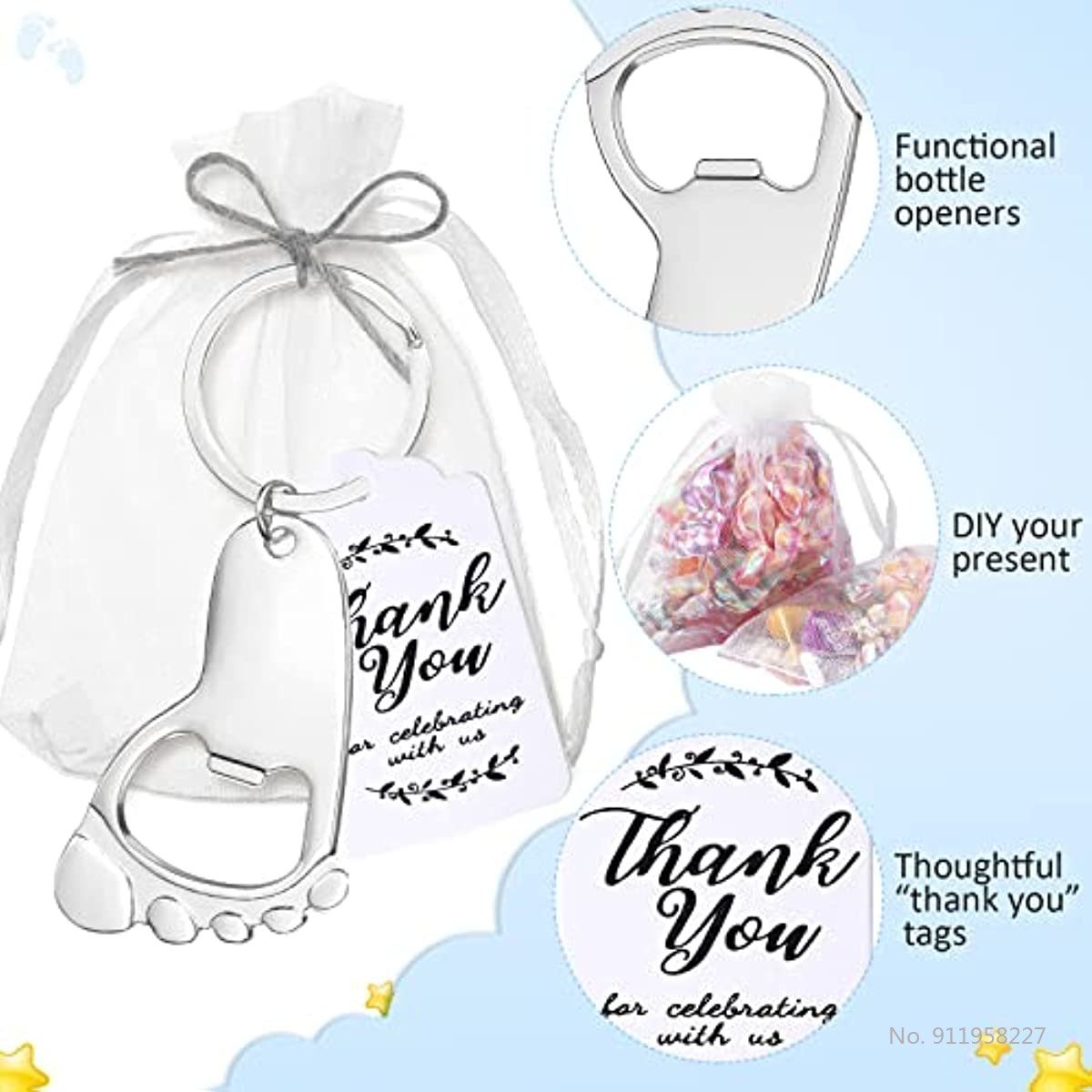 50 Parça Bebek Ayak İzi Anahta - Zwitsal Baby Products incelemesi ve fiyatı